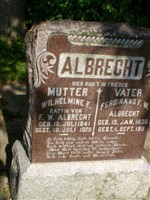 Wilhelmine F Albrecht Wilhelmine F Albrecht
