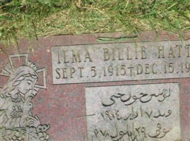 Ilma Wilhemina "Billie" Peltola Hatty Ilma Wilhemina "Billie" Peltola Hatty