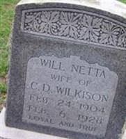 Will Netta Wilkison Will Netta Wilkison