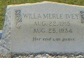 Willa Merle Ivey
