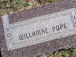 Willamae Bennet Pope Willamae Bennet Pope