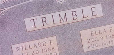 Willard E Trimble Willard E Trimble