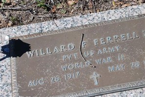 Willard Franklin Ferrell Willard Franklin Ferrell