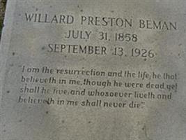 Willard Preston Beman