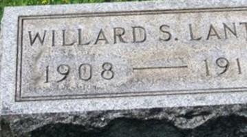 Willard S. Lantz Willard S. Lantz
