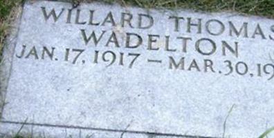 Willard Thomas Marshall Wadelton