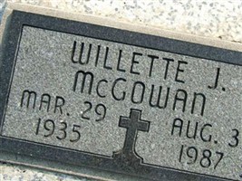 Willette J Scott McGowan