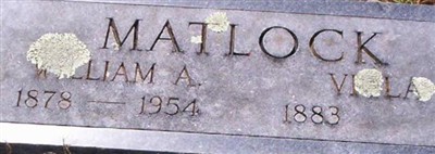 William A Matlock William A Matlock