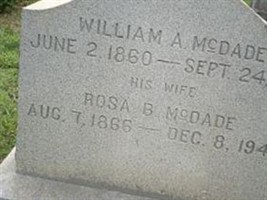 William A McDade William A McDade