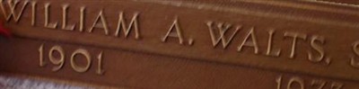William A Walts, Sr