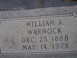 William A Warnock William A Warnock