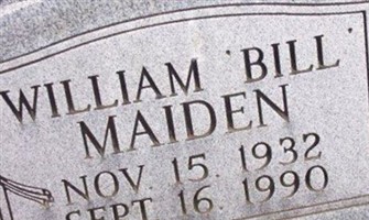 William "BILL" Maiden