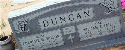 William Clinton "Bill" Duncan William Clinton "Bill" Duncan