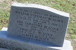 William Coleman Blalock William Coleman Blalock