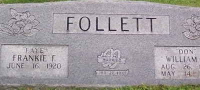 William D. "Don" Follett William D. "Don" Follett