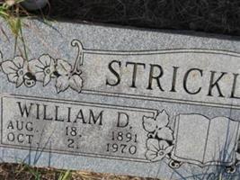 William D Strickland