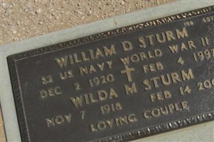 William D Sturm William D Sturm