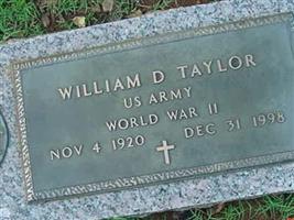 William D Taylor