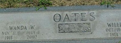 William Dalton Oates, Sr William Dalton Oates, Sr