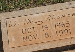 William Daniel Rhoades William Daniel Rhoades