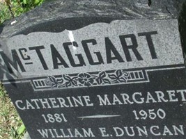 William E Duncan McTaggart