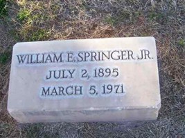 William Edgar Springer, Jr William Edgar Springer, Jr