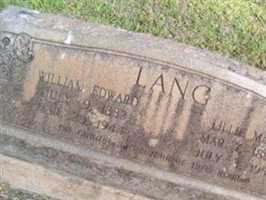 William Edward Lang