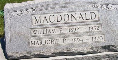 William F. Macdonald William F. Macdonald