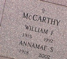 William F McCarthy William F McCarthy