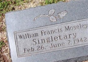 William Francis Moseley Singletary William Francis Moseley Singletary