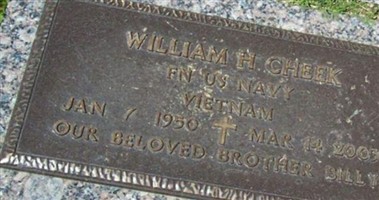 William H "Billy" Cheek William H "Billy" Cheek