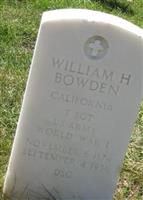 William H Bowden