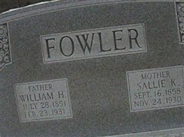 William H Fowler William H Fowler