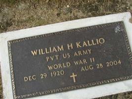 William H Kallio