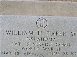 William H. Raper, Sr William H. Raper, Sr
