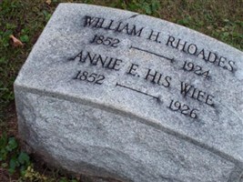 William H Rhoades William H Rhoades