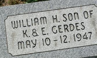 William Harold Gerdes