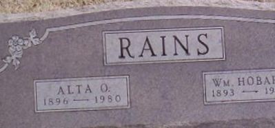 William Hobart Rains William Hobart Rains