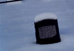 William Horace Holbert William Horace Holbert