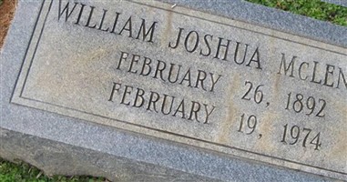 William Joshua McLendon William Joshua McLendon
