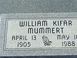 William Kifar Mummert William Kifar Mummert