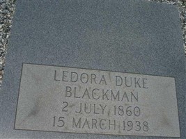 William A. & Ledora Duke Blackman