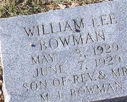 William Lee Bowman