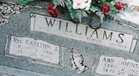 Rev William Loylus "Chap" Williams