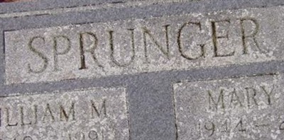 William M Sprunger William M Sprunger