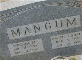 William Marcus Mangum William Marcus Mangum