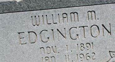 William McKinley Edgington William McKinley Edgington