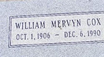 William Mervyn Cox