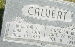 William O Calvert William O Calvert