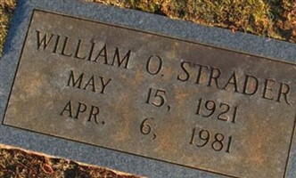 William Odell Strader, Sr William Odell Strader, Sr